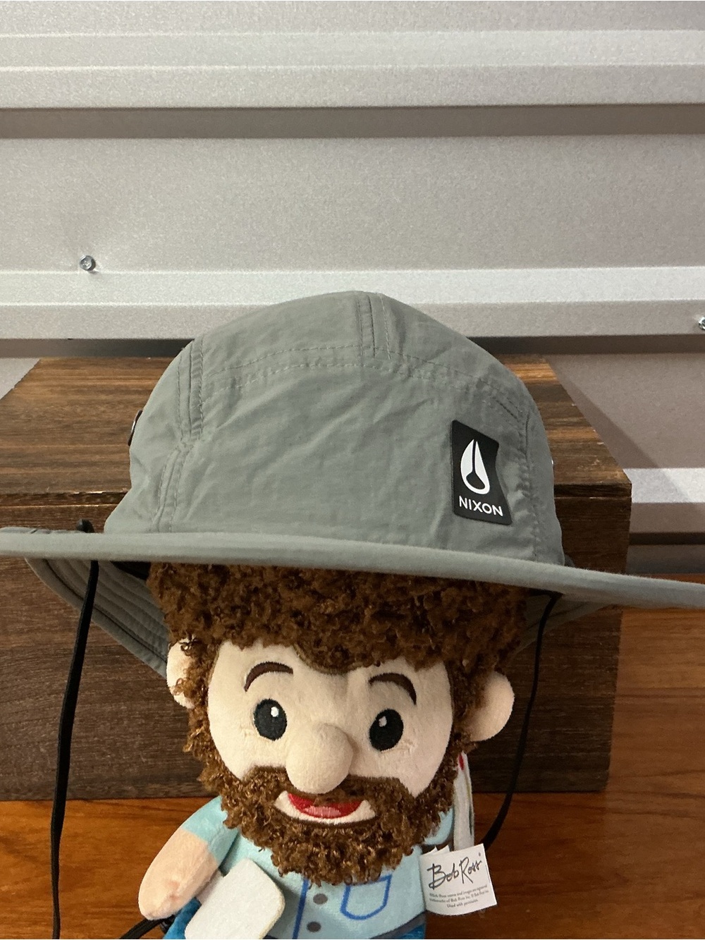 Nixon Narrows Sun Protection Full Brim Logo Patch Hat One Size